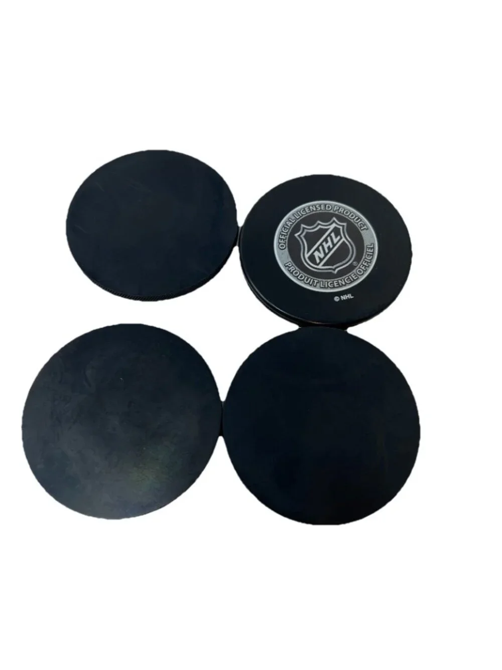 Pittsburgh Penguins Hockey Puck Coaster Set Long Neck Bottle Opener Man Cave Bar